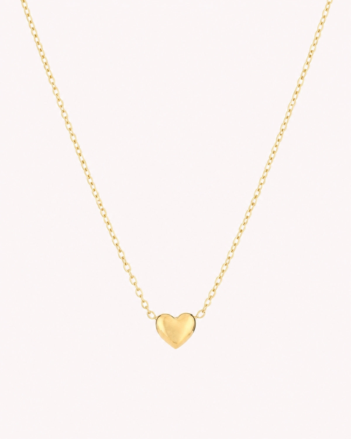 Ketting met hartjes bedel