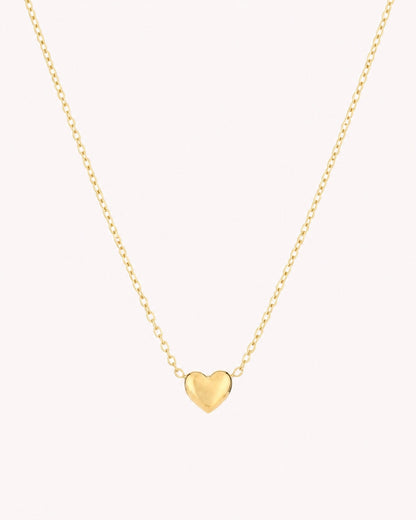 Ketting met hartjes bedel
