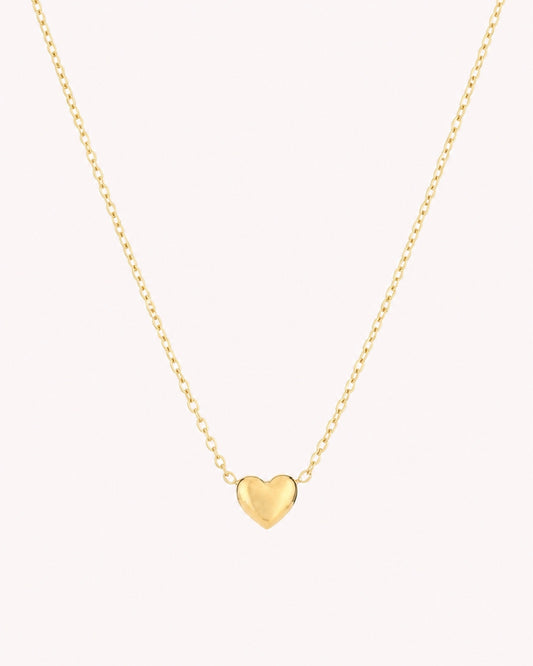 Ketting met hartjes bedel