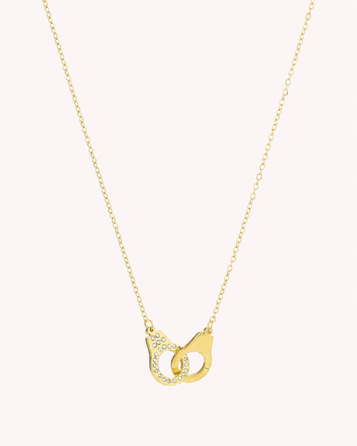 Ketting met handboeien en steentjes