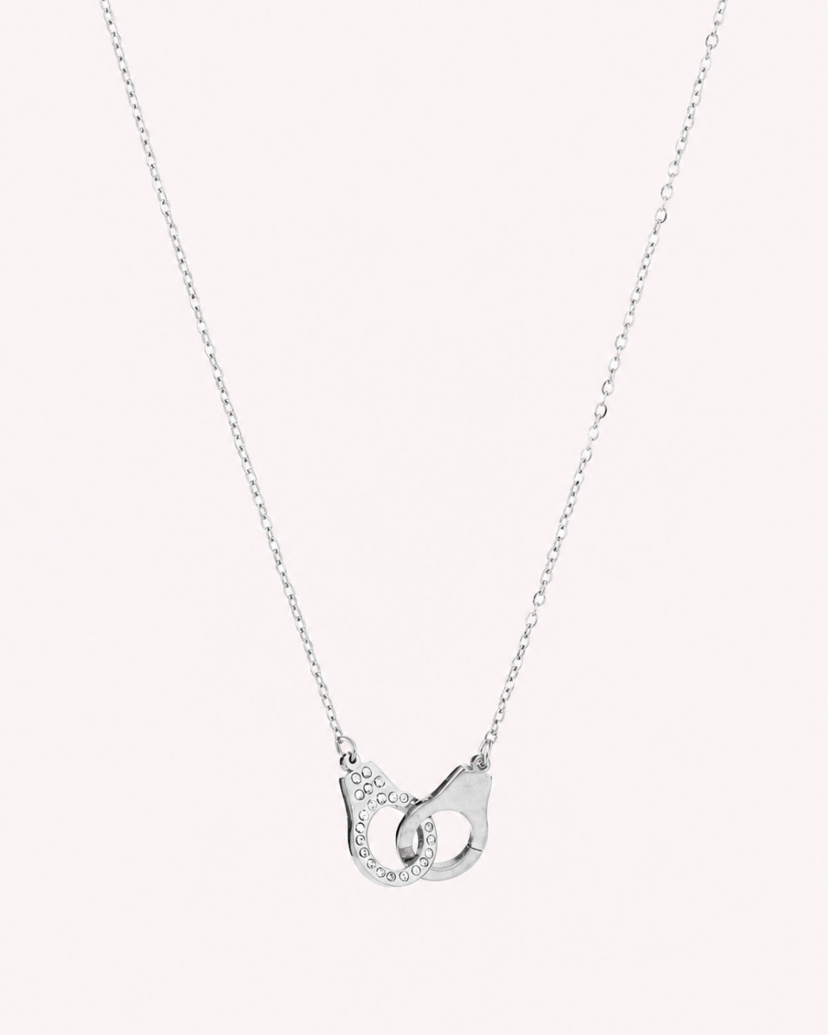 Ketting met handboeien en steentjes