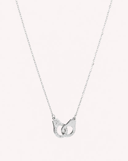 Ketting met handboeien en steentjes