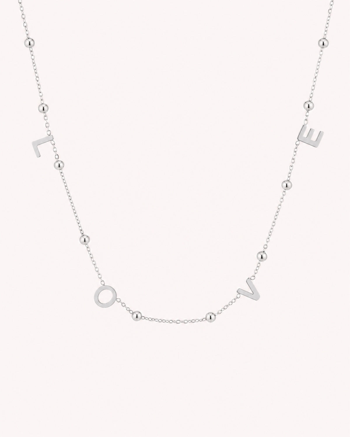 Ketting met LOVE bedels