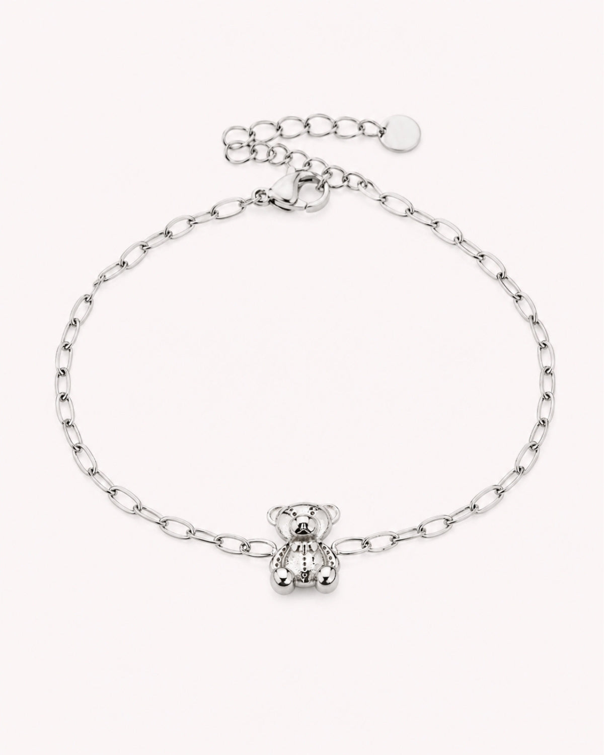 Armband met teddybeer hanger