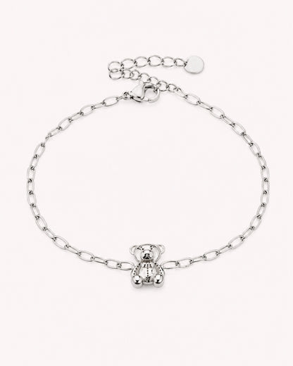 Armband met teddybeer hanger