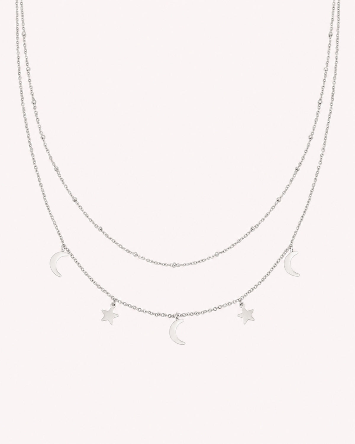 Ketting met Maan en Sterren bedels