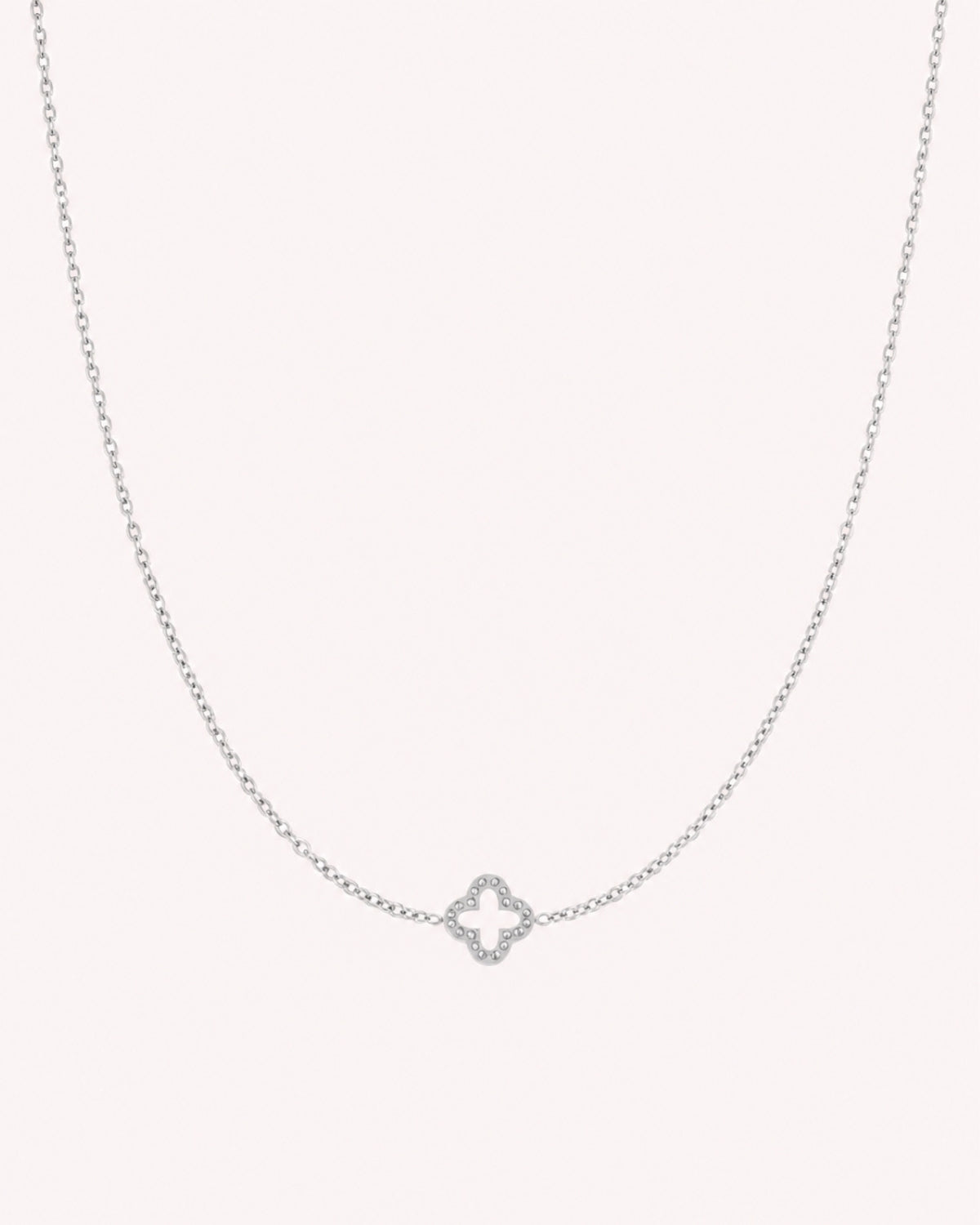 Ketting met klaver bedel