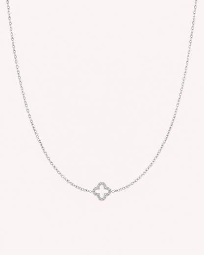 Ketting met klaver bedel