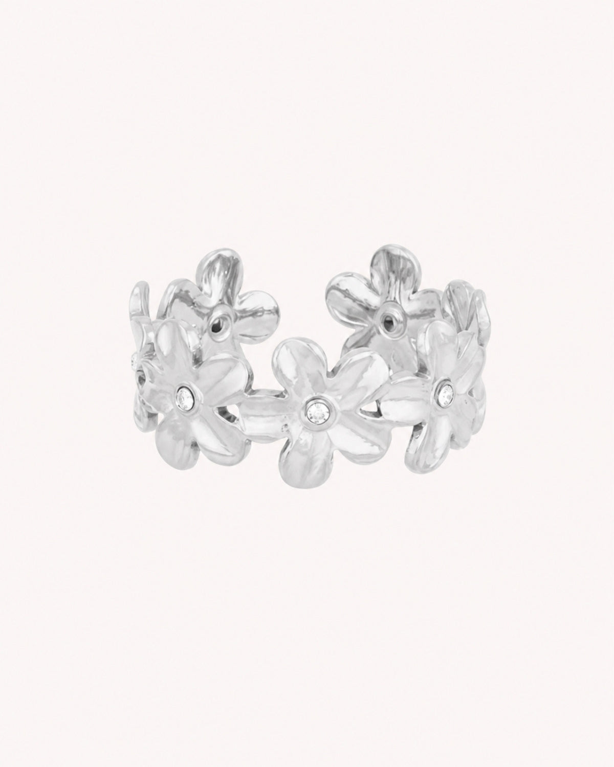 Ring met bloemen