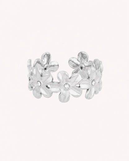Ring met bloemen