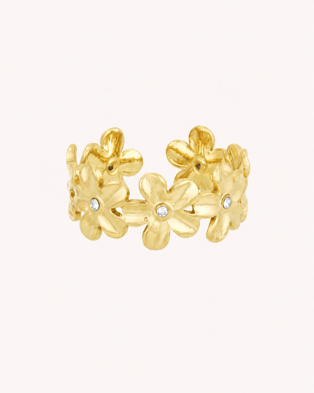 Ring met bloemen