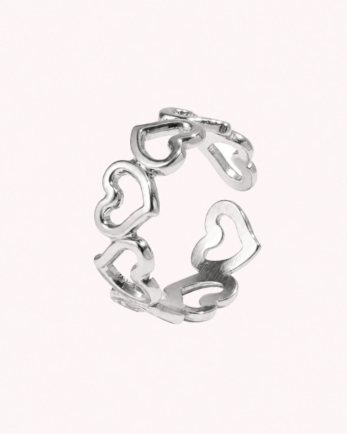Ring met hartjes