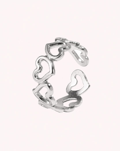 Ring met hartjes