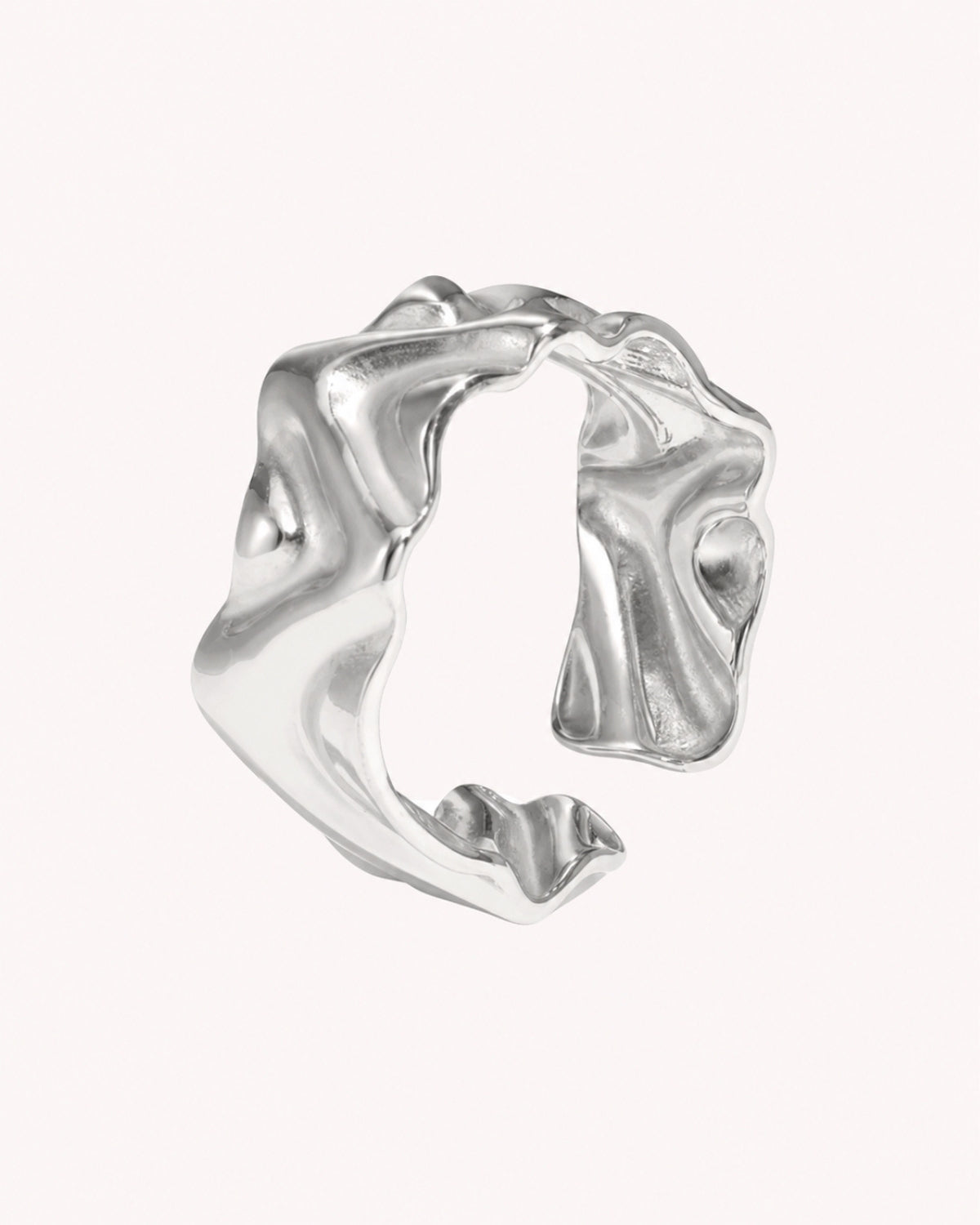 Ring met golvende vorm