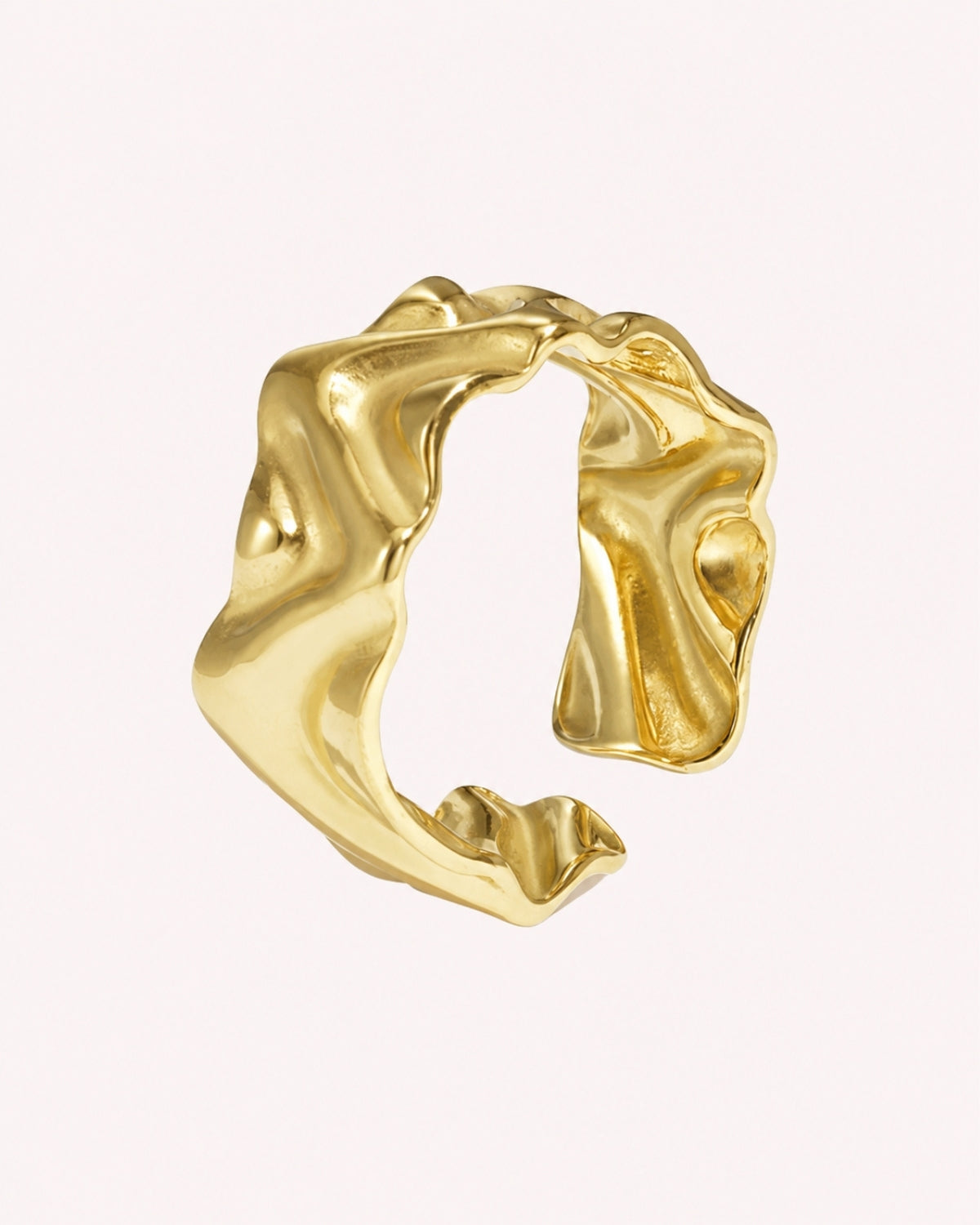 Ring met golvende vorm