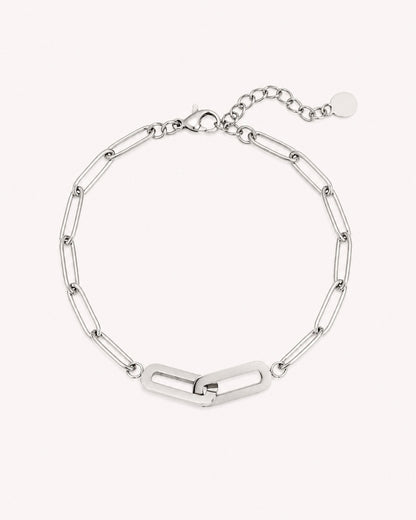 Armband met verbonden schakels