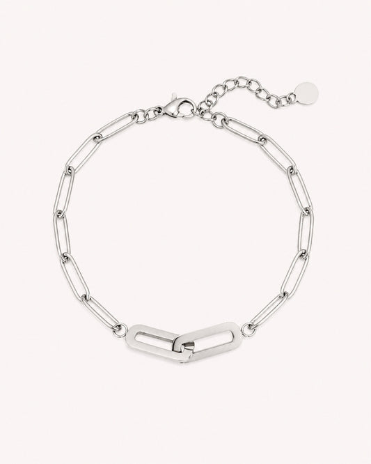 Armband met verbonden schakels