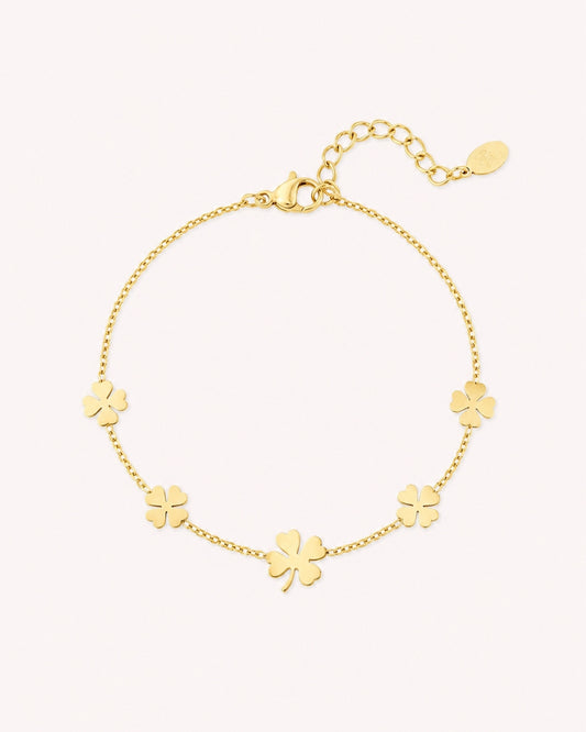 Armband 5 Klavertjes