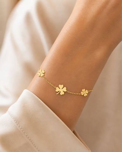 Armband 5 Klavertjes